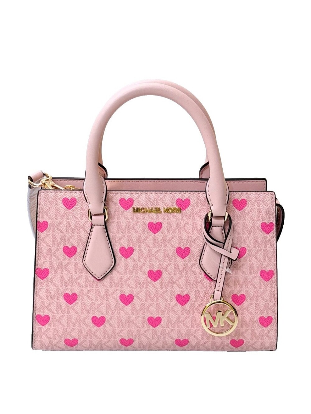 💖💖 Michael Kors Sheila Small Embellished Signature Logo Satchel